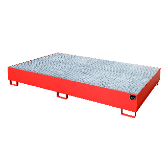 Auffangwanne AW 1000-10F, lackiert, Feuerrot-Beschreibung lesen