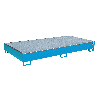 Regalwanne mit PE-Einsatz RW-GR 2700-2 PE, lackiert, Lichtblau