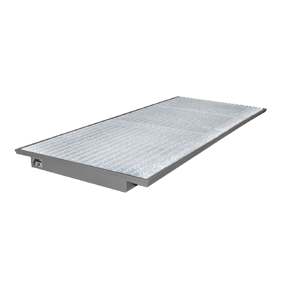 Vasca di contenimento sospesa EHW 3300 verniciata grigio topo-Leggi tutto