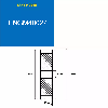ENGM40027  27 Zähne  Modul: 4  Teilkreisdurchmesser: 108 mm  Außendurchmesser: 116 mm  Zahnbreite: 40 mm