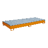 Regalwanne mit PE-Einsatz RW-GR 3300-2 PE, lackiert, Gelborange