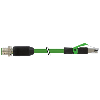 M12 Mâle Droit/RJ45 Droit; PUR Blindé 1x4x0,34 Vert 10m Ethernet - 7000-44711-7931000 M12 Mâle Droit/RJ45 Droit; PUR Blindé 1x4x0,34 Vert 10m Ethernet - 7000-44711-7931000
