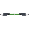 RJ45 Droit/RJ45 Droit; Ethernet Cat 5; PUR Blindé 2x2x0,34 Vert 1.5m - 7000-99711-7960150 (ARTICLE D'OCCASION)