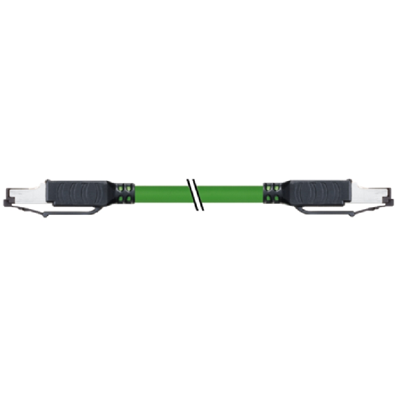 RJ45 Droit/RJ45 Droit; Ethernet Cat 5; PUR Blindé 2x2x0,34 Vert 1.5m - 7000-99711-7960150 (ARTICLE D'OCCASION)-Lire la description