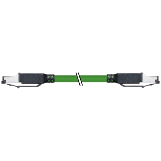 RJ45 Droit/RJ45 Droit; Ethernet Cat 5; PUR Blindé 2x2x0,34 Vert 1.5m - 7000-99711-7960150 (ARTICLE D'OCCASION)-Lire la description