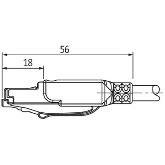 RJ45 Droit/RJ45 Droit; Ethernet Cat 5; PUR Blindé 2x2x0,34 Vert 1.5m - 7000-99711-7960150 (ARTICLE D'OCCASION)-Lire la description