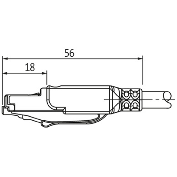 RJ45 Droit/RJ45 Droit; Ethernet Cat 5; PUR Blindé 2x2x0,34 Vert 1.5m - 7000-99711-7960150 (ARTICLE D'OCCASION)-Lire la description