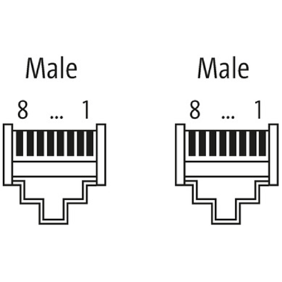 RJ45 Mâle Droit/RJ45 Mâle Droit; Blindé PUR 4x2xAWG26 Vert CAT6 30m - 7000-74311-7903000 RJ45 Mâle Droit/RJ45 Mâle Droit; Blindé PUR 4x2xAWG26 Vert CAT6 30m - 7000-74311-7903000-Lire la description