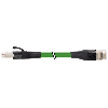 RJ45 Mâle Droit/RJ45 Mâle Droit; Blindé PUR 4x2xAWG26 Vert CAT6 30m - 7000-74311-7903000 RJ45 Mâle Droit/RJ45 Mâle Droit; Blindé PUR 4x2xAWG26 Vert CAT6 30m - 7000-74311-7903000