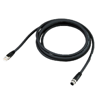 Câble de communication V430 Ethernet M12 vers RJ45, 3m - V430-WE-3M-Lire la description