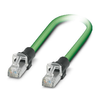 RJ45 4p/RJ45 4p, IP20, 100 Mbit/s, CAT5, PROFINET; Câble 1,5m - NBC-R4ACS/1,5-93B/R4ACS-Lire la description