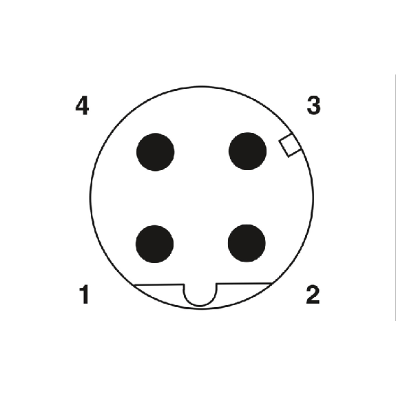 M12D Mâle Droit 4p/RJ45 Mâle Droit 4p; PVC Blindé Vert 5m Profinet - NBC-M12MSD/ 5,0-93B/R4AC-Lire la description