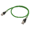 Câble Ethernet S/FTP Cat. 5 de 1,5 m, revêtement PUR (vert) - XS6W-5PUR8SS150CM-G