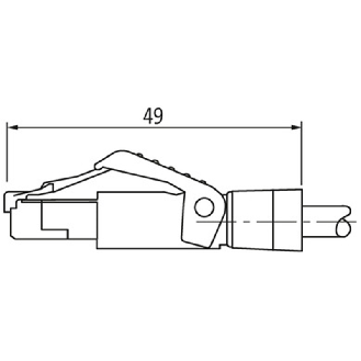 M12 Mâle Droit/RJ45 Droit; PUR Blindé 1x4x0,34 Vert 20m Ethernet - 7000-44711-7932000-Lire la description