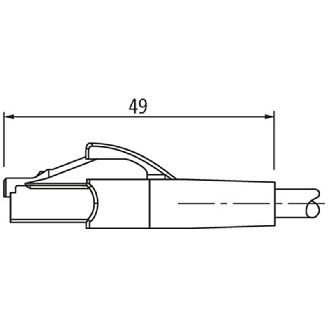 RJ45 Mâle Droit/RJ45 Mâle Droit; Blindé PUR 4x2xAWG26 Vert CAT6 20m - 7000-74311-7902000-Lire la description