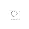 Fixation pour capteurs M30, acier Inoxydable - BAM MC-XA-021-M30-4 (BAM01WK)