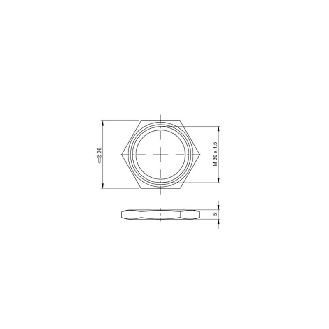 Fixation pour capteurs M30, acier Inoxydable - BAM MC-XA-021-M30-4 (BAM01WK)-Lire la description