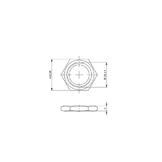 Fixation pour capteurs M18, acier Inoxydable - BAM MC-XA-021-M18-4 (BAM01WJ)-Lire la description