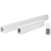 Tube profilé 2000 mm, 2000 mm, 12kg, Couleur: RAL 7035 - 40130-02000-1703511