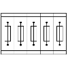 Bloc de jonction porte-fusible G, à vis, 0,2 - 4mm², noir - UK 5-HESILED 24