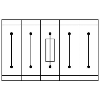 Bloc de jonction porte-fusible G, à vis, 0,2 - 4mm², noir - UK 5-HESILED 24-Lire la description