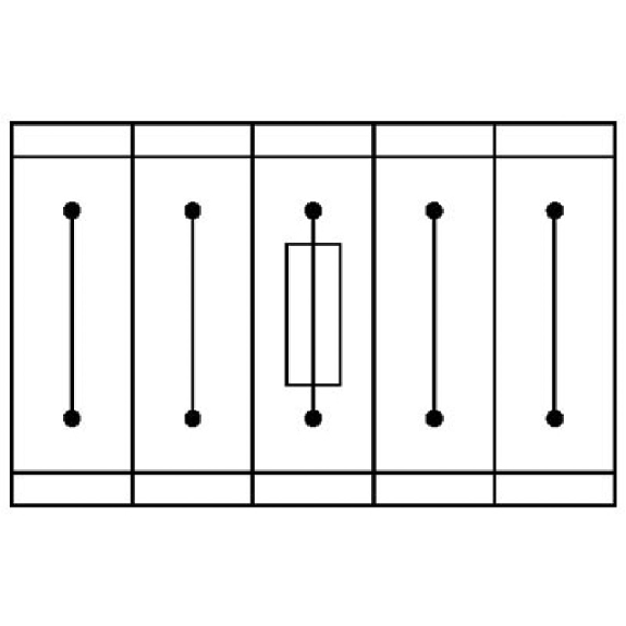 Bloc de jonction porte-fusible G, à vis, 0,2 - 4mm², noir - UK 5-HESILED 24-Lire la description