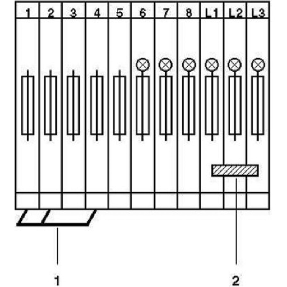 Bloc de jonction porte-fusible G, à vis, 0,2 - 4mm², noir - UK 5-HESILED 24-Lire la description