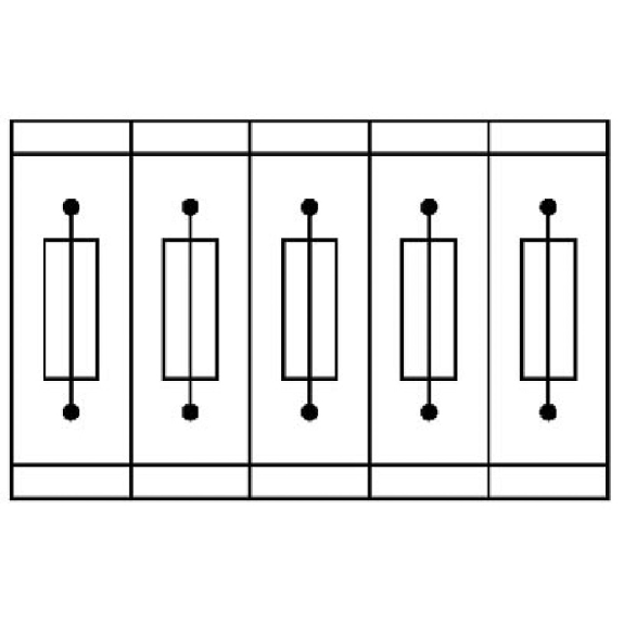 Bloc de jonction porte-fusible G, à vis, 0,2 - 4mm², noir - UK 5-HESILED 24-Lire la description