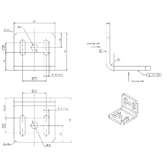 Equerre de fixation SG-BODY - ST-K4STD-SG-Lire la description