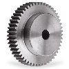 ENGM20023  23 Zähne  Modul: 2  Teilungsdurchmesser: 46 mm  Außendurchmesser: 50 mm  Zahnbreite: 20 mm