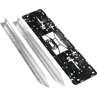 Parkplatzreservierungsschild Behinderte, mit Befestigungsset 1, 520x110mm-Beschreibung lesen