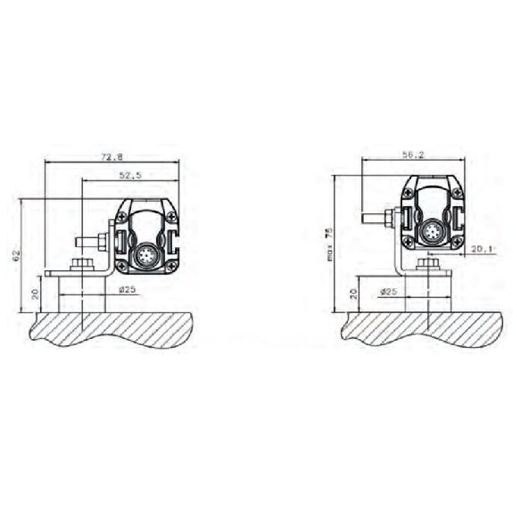 Kit 4 pièces anti vibration supports - ST-K4AV Kit 4 pièces anti vibration supports - ST-K4AV-Lire la description