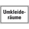 Hinweisschild Umkleideräume, Folie, selbstklebend, 150x100mm Hinweisschild Umkleideräume, Folie, selbstklebend, 150x100mm