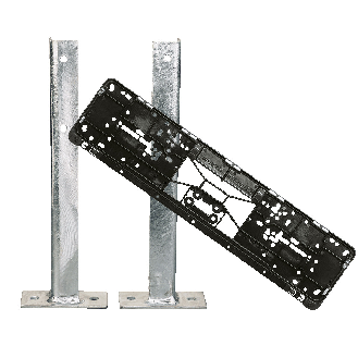 Parkplatzreservierungsschild Reserviert, mit Befestigungsset 2, 520x110mm-Beschreibung lesen
