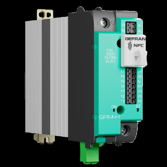 Contrôleur de puissance 90A-480VAC, 0-10V, 4-20mA, PWM, L, Vent 230V - GRM-H-90-48-AN-OL-FAN60-0-0-0-0 Contrôleur de puissance 90A-480VAC, 0-10V, 4-20mA, PWM, L, Vent 230V - GRM-H-90-48-AN-OL-FAN60-0-0-0-0-Lire la description