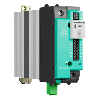 Contrôleur de puissance 90A-480VAC, 0-10V, 4-20mA, PWM, L, Vent 24Vdc - GRM-H-90-48-AN-OL-FAN62-0-0-0-0-Lire la description