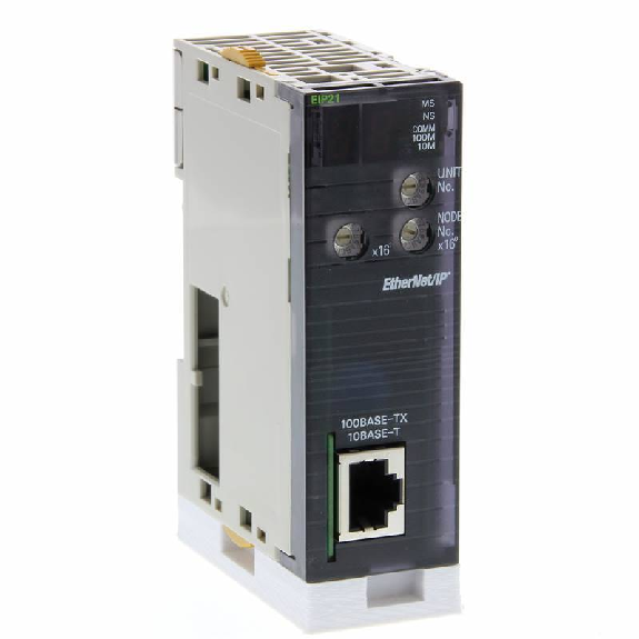 CJ1 EtherNet/IP unit, 100Base-TX, supports CIP et FINS/TCP - CJ1W-EIP21-Lire la description