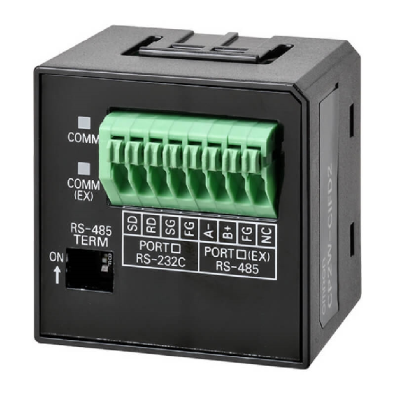 Carte série en option CP2, 1 port RS-232, 1 port RS-485 - CP2W-CIFD2-Lire la description