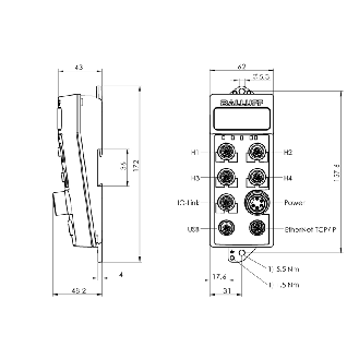 Unité d'exploitation universelle, Ethernet TCP/IP ; USB - BIS V-6107-039-C005 (BIS0186)-Lire la description