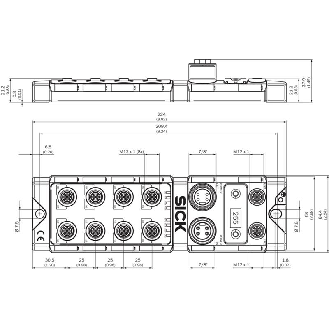 Maître IO-Link EtherNet/IP, IO-Link V1.1, Port Class A - IOLG2EI-03208R01-Lire la description