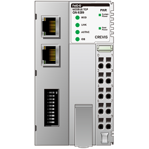 Adaptateur réseau IP MODBUS TCP / Ethernet - GN-9289 Adaptateur réseau IP MODBUS TCP / Ethernet - GN-9289-Lire la description