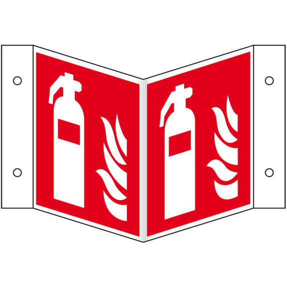 Brandschutz-Nasenschild Feuerlöscher, Kunststoff, 200x200mm, ASR A1.3, DIN EN ISO 7010 F001 Brandschutz-Nasenschild Feuerlöscher, Kunststoff, 200x200mm, ASR A1.3, DIN EN ISO 7010 F001-Beschreibung lesen