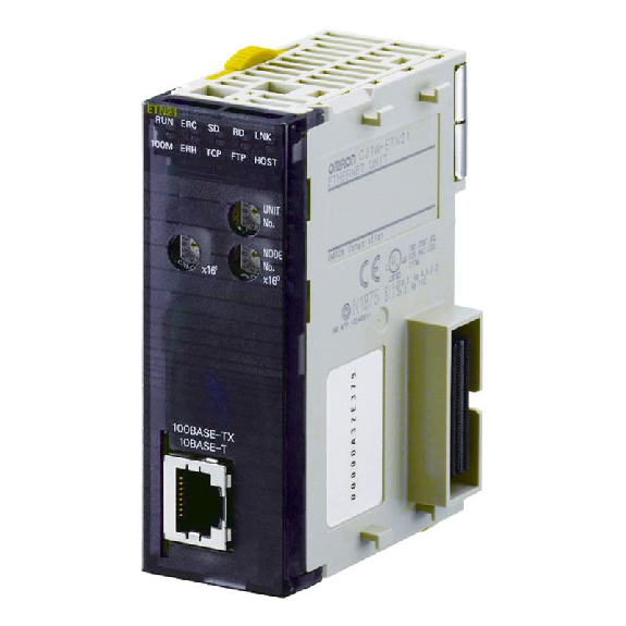 Module Ethernet pour CJ avec TCP/IP, UDP/IP, FTP, DHCP - CJ1W-ETN21 Module Ethernet pour CJ avec TCP/IP, UDP/IP, FTP, DHCP - CJ1W-ETN21-Lire la description