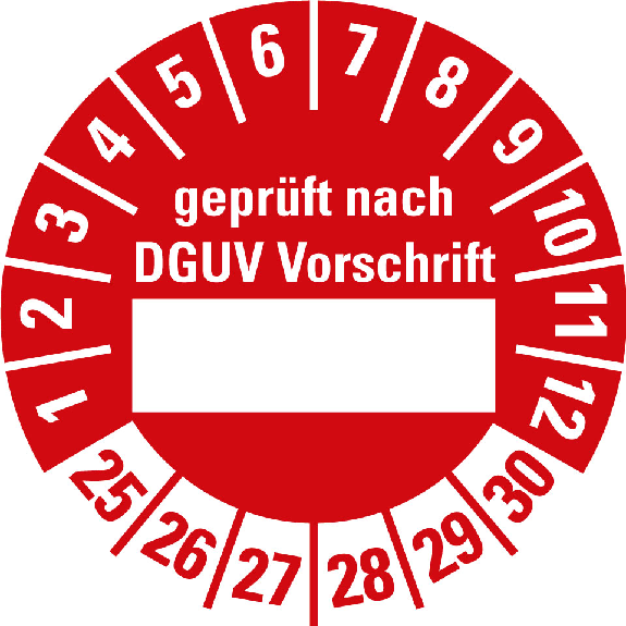 Prüfpl.gepr.n.DGUV Vor.,Beschriftungsfeld,25-30,rot,Folie,selbst.,Ø30mm,10/Bogen Prüfpl.gepr.n.DGUV Vor.,Beschriftungsfeld,25-30,rot,Folie,selbst.,Ø30mm,10/Bogen-Beschreibung lesen