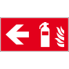 Brandschutzzeichen Feuerlöscher links, Kunststoff, 300x150mm, ASR A1.3, DIN EN ISO 7010 F001 Brandschutzzeichen Feuerlöscher links, Kunststoff, 300x150mm, ASR A1.3, DIN EN ISO 7010 F001