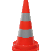 Leitkegel, für Tag- und Nachteinsatz, rot tagesleuchtend/silber, 500mm, 2,2kg Leitkegel, für Tag- und Nachteinsatz, rot tagesleuchtend/silber, 500mm, 2,2kg
