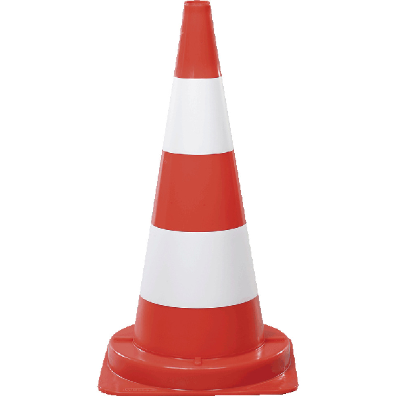 Leitkegel, für den Tageinsatz, rot/weiß tagesleuchtend, 750mm, 5kg Leitkegel, für den Tageinsatz, rot/weiß tagesleuchtend, 750mm, 5kg-Beschreibung lesen