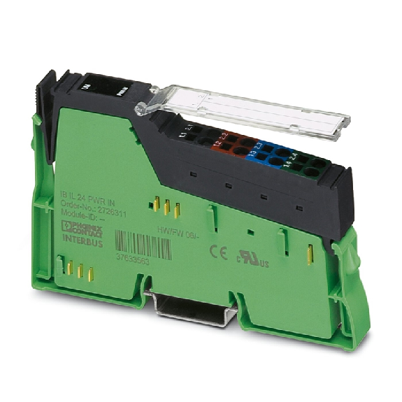 Module Inline d'alimentation, 24 V DC, avec fusible - IB IL 24 PWR IN/F-PAC-Lire la description