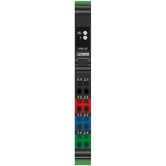 Module Inline d'alimentation, 24 V DC, avec fusible - IB IL 24 PWR IN/F-PAC-Lire la description