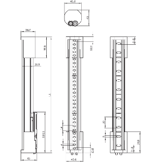 Barrière de sécurité Ex T4 1800mm 30mm 30m IP65-Lire la description